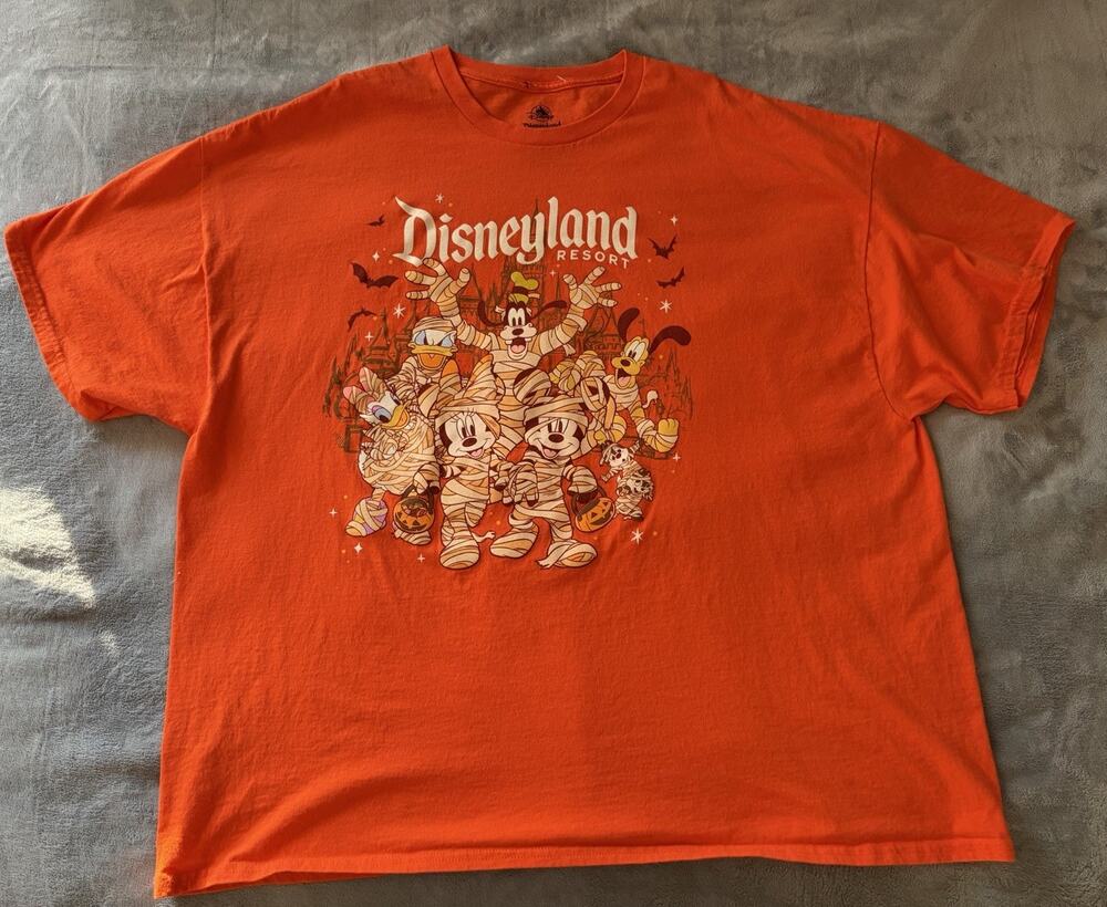 Walt Disney World Mickey Mouse and Friends Mummy Halloween T Shirt XXXL
